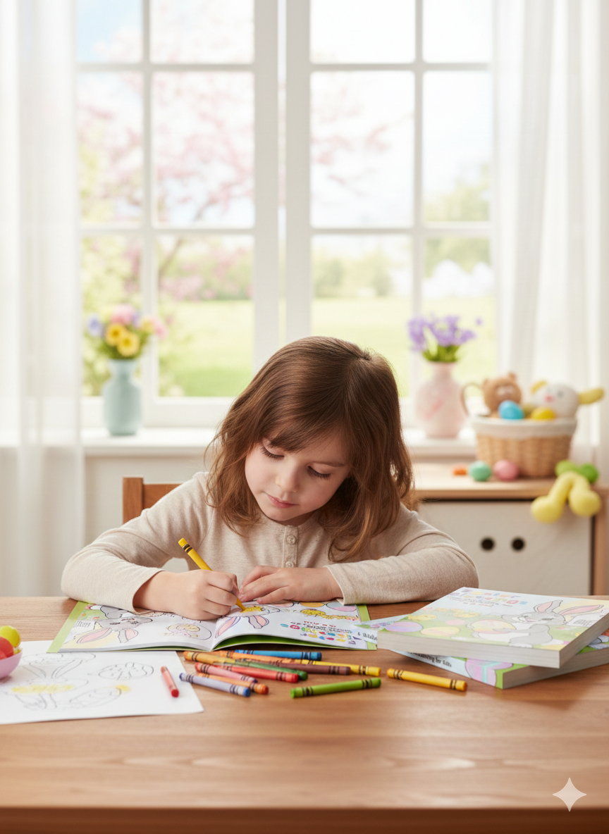 Easter Blessings: A Bible Verse Dotted Colouring Book