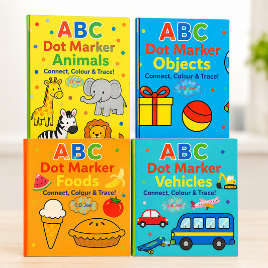 ABC Dot Marker Activity Pack – 4 Educational Activity Books