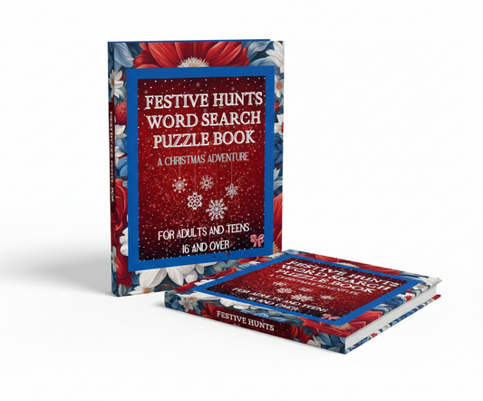 Festive Hunts Christmas Themed Word search Puzzle Book