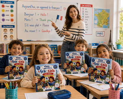 Viens apprendre le français avec moi ! For Kids Ages 5-7