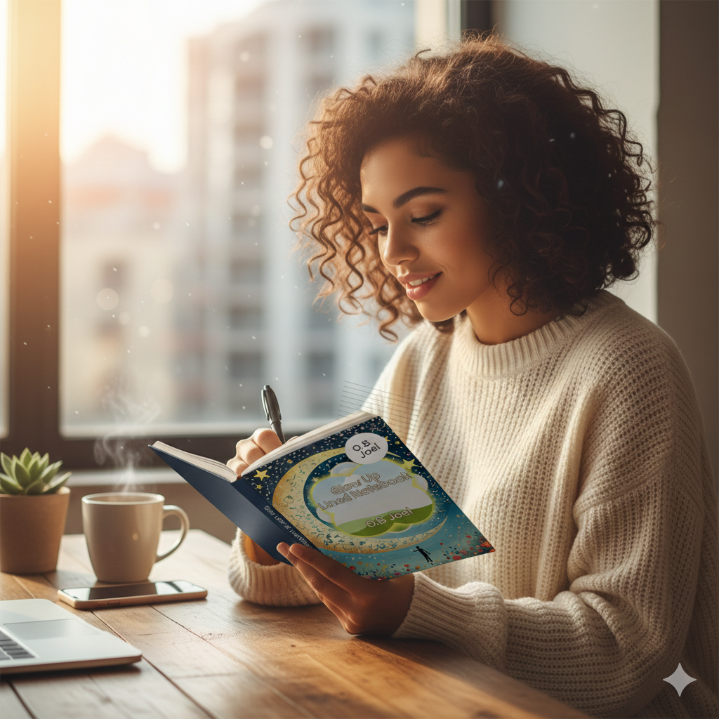 Glow Up Notebook | For Self-Growth | For Planning and Self Reflection | For Note Taking