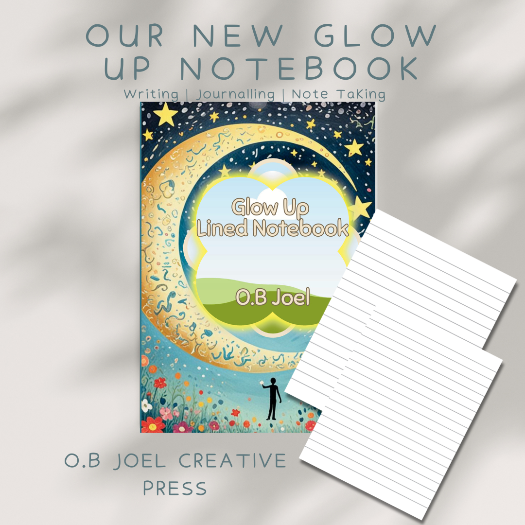 Glow Up Notebook | For Self-Growth | For Planning and Self Reflection | For Note Taking
