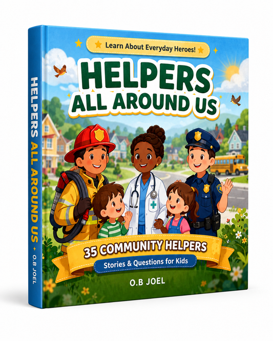 Helpers All Around Us: Fun Stories and Questions About 35 Community Helpers