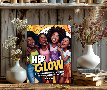 Her Glow Colouring Book for Black Teen Girls: A Celebration of Black Teen Girls in Colour