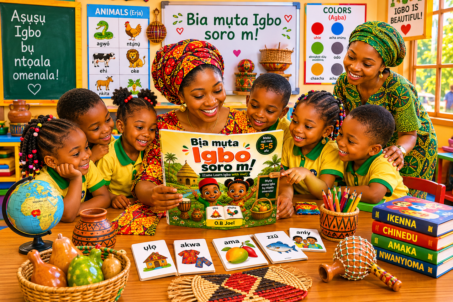 Bịa mụta Igbo soro m | Come Learn Igbo with me | For Kids Ages 3 to 5 | QR code include for sound and pronunciation