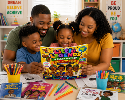 Little Legends: A Black History Activity Book For Kids Ages 5 to 10