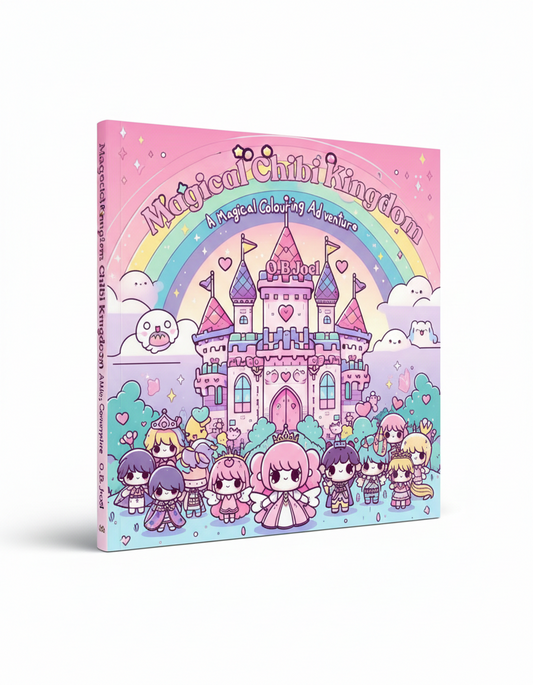 Magical Chibi Kingdom: A Kawaii Colouring Adventure