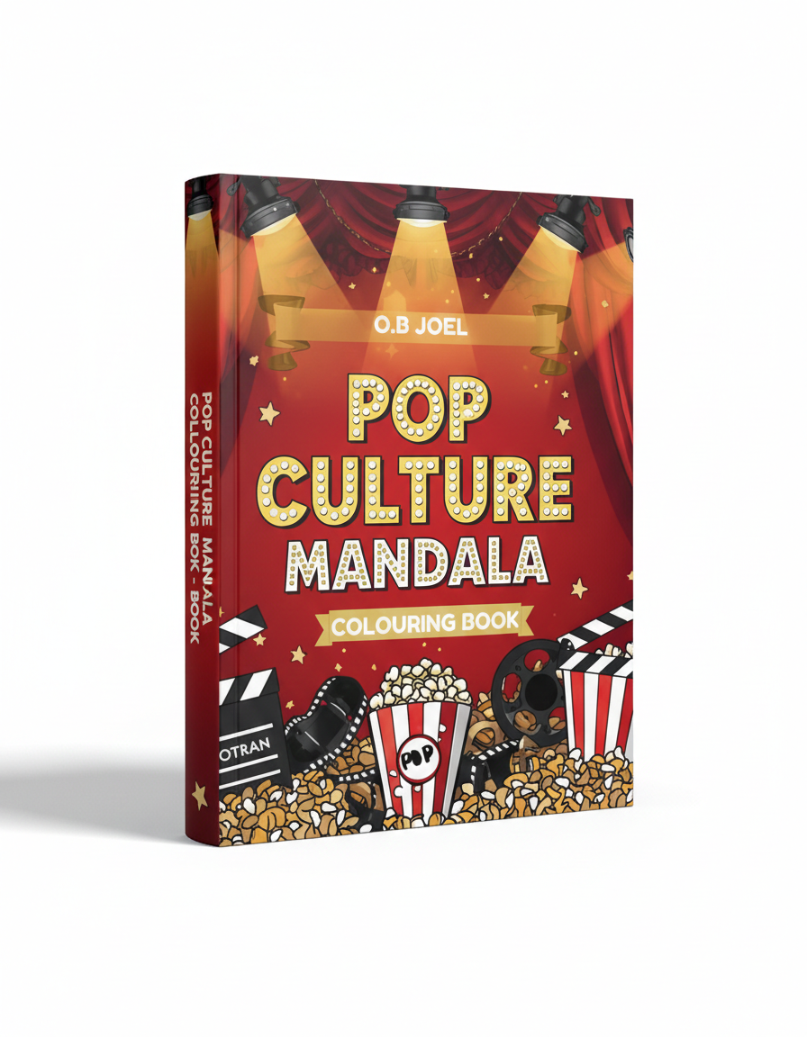 Pop Culture Mandala Colouring Book