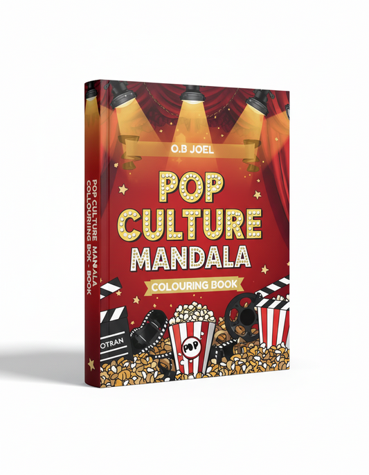 Pop Culture Mandala Colouring Book
