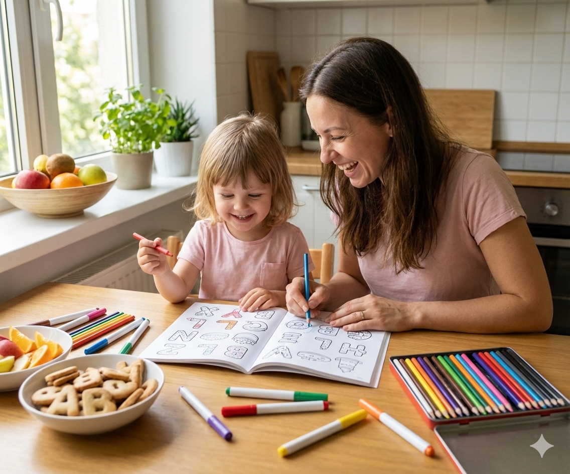 Snack-tastic Alphabets Adventure Colouring Book