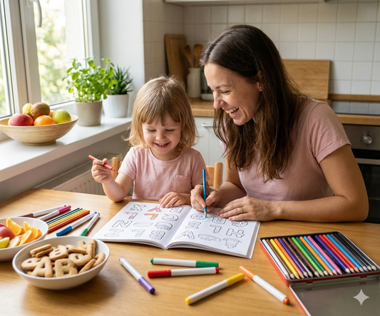 Snack-tastic Alphabets Adventure Colouring Book