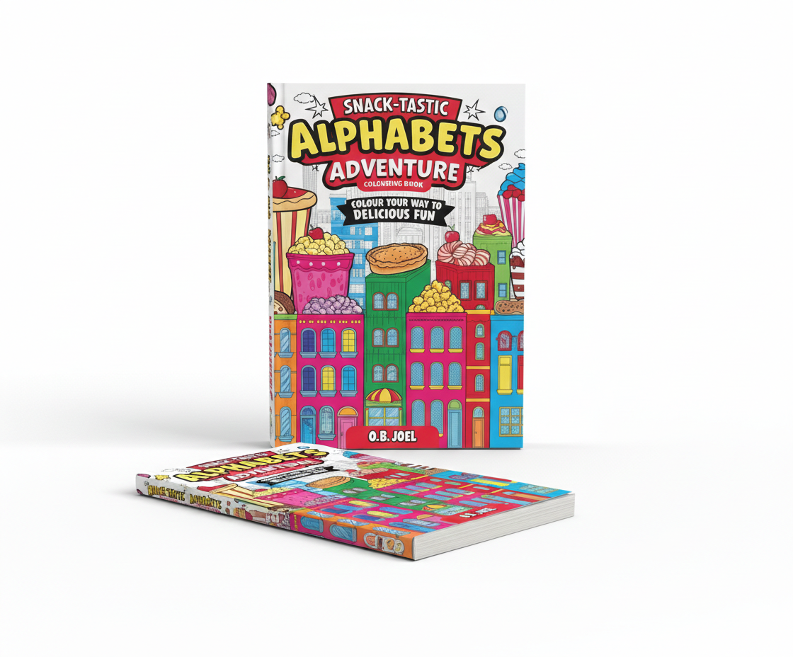 Snack-tastic Alphabet Adventure | Food & ABC Colouring Book for Kids ...