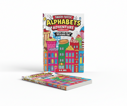Snack-tastic Alphabets Adventure Colouring Book
