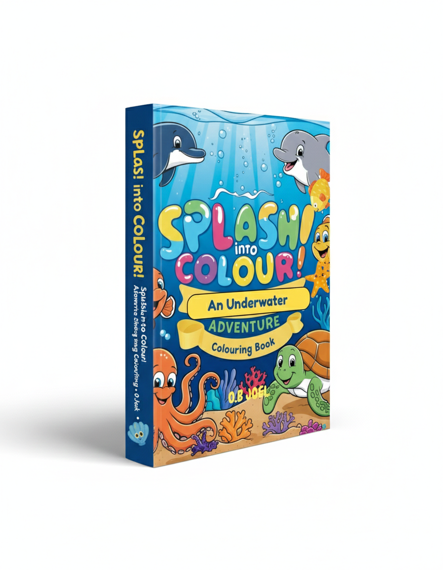 Splash into Colour: An Underwater Adventure Colouring Book