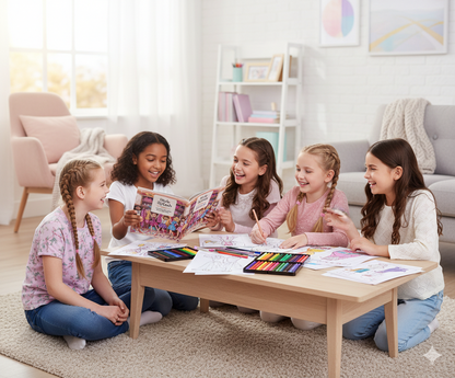 Style Splash Fashion Colouring Book For Girls