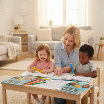 Spelling Test Book for Kids Ages 3-7: Fun Practice for Preschool, Reception, Year 1 & Year 2