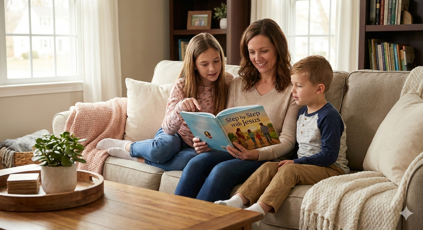 Step by Step With Jesus: A Daily Devotional for Kids and Pre-Teens
