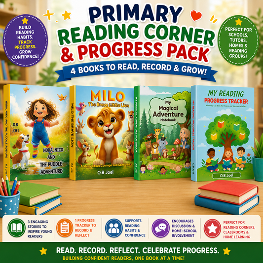 Primary Reading Corner & Progress Pack – 4 Books
