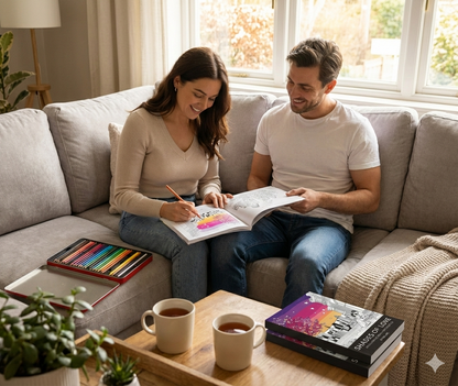 Shades of Love Colouring Books For Couples