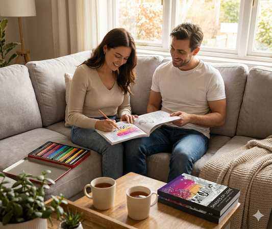 Shades of Love Colouring Books For Couples