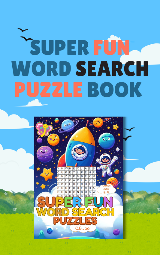 Super Fun Word Search Puzzles for Kids Ages 5–10