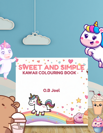 Sweet and Simple: A Kawaii Colouring Book