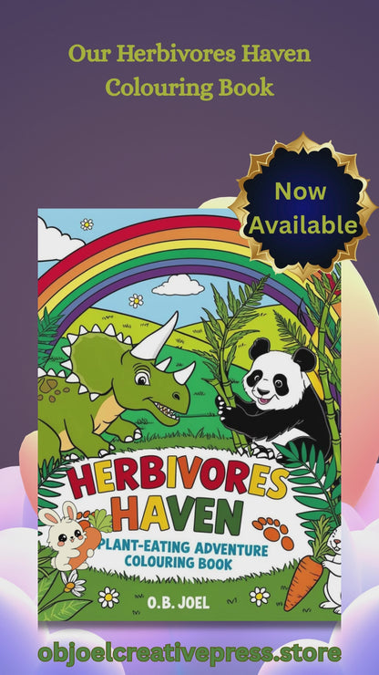 Herbivores Haven Colouring Book: A Plant-Eating Colouring Book