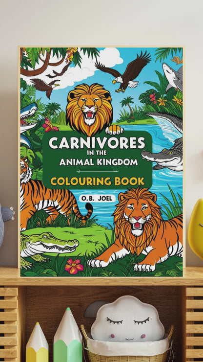 Carnivores In The Animal Kingdom Colouring Book