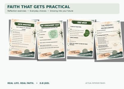 Real Life, Real Faith: A Christian Activity Book For Navigating Teenage Life with God