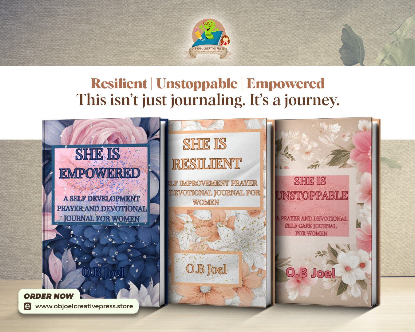 She is Unstoppable: A Self-Care Prayer and Devotional Journal for Women